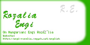 rozalia engi business card